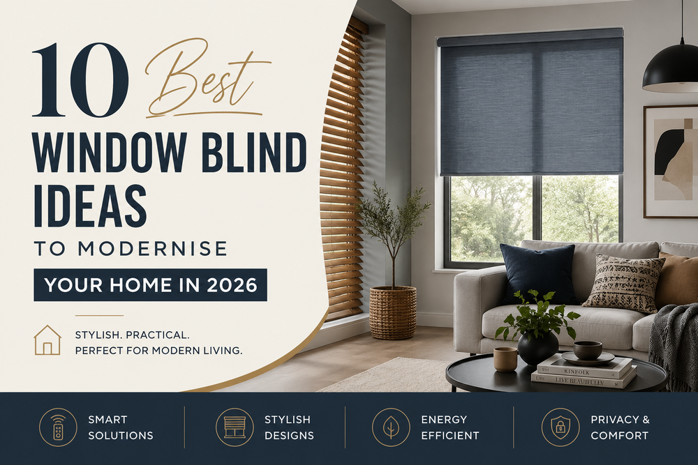 10 Best Window Blind Ideas to Modernise Your Home in 2026