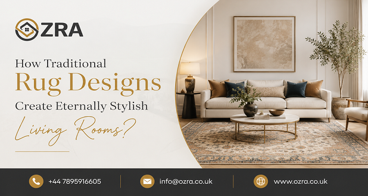 How Traditional Rug Designs Create Eternally Stylish Living Rooms?